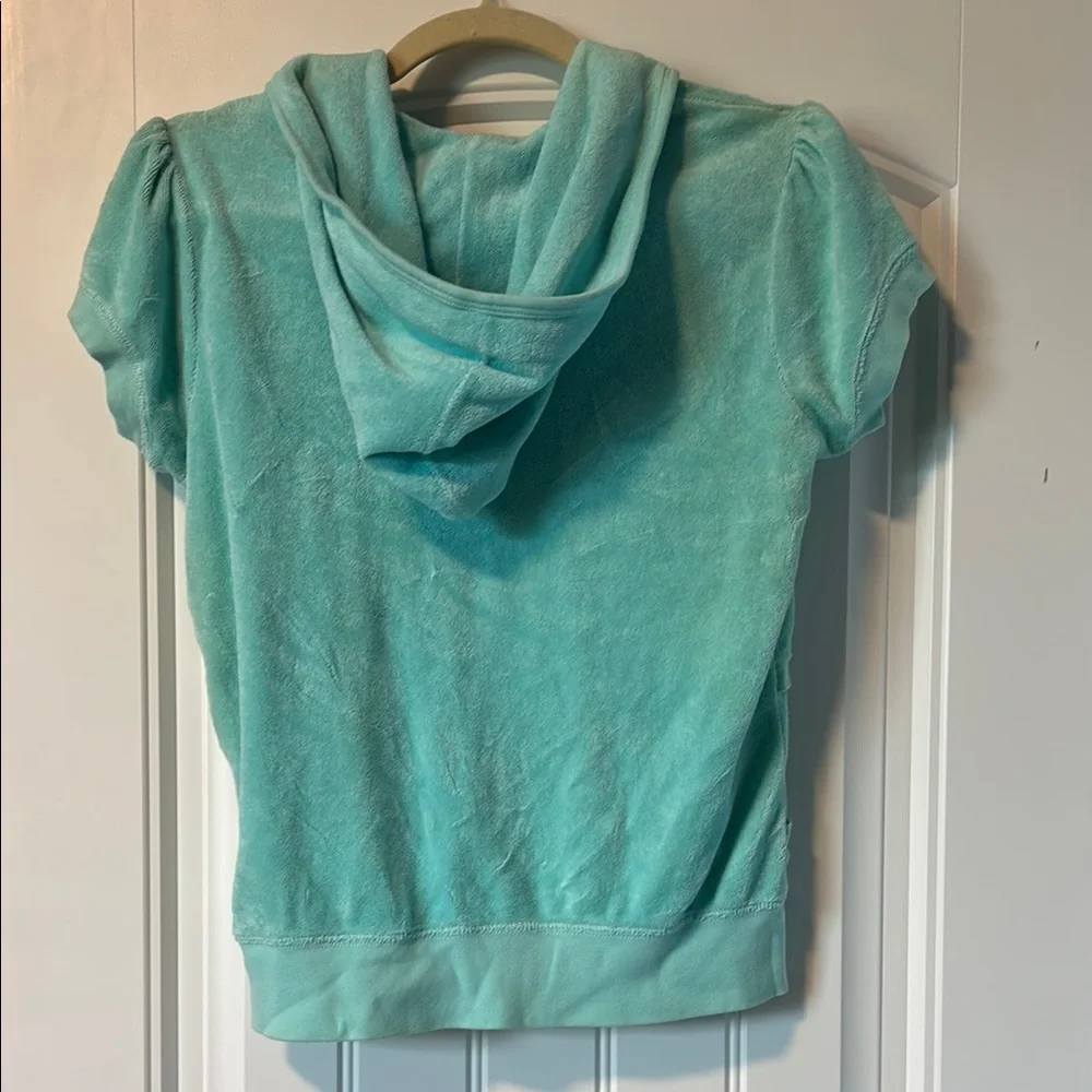 Juicy Couture Turquoise Terry Cloth Jacket - Picture 5 of 6